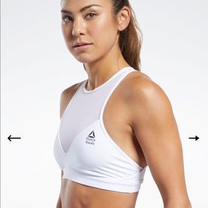 Reebok medium impact mesh sports bra